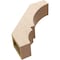 Ekena Millwork 5-inch W x 18-inch D x 18-inch H Balboa Rough Cedar Woodgrain TimberThane Knee Brace, Primed BRCUR05X18X18BOARCPR - alternate 6